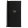 Letts - Legacy Slim Pocket Travel Journal Black 1 Letts - Legacy Slim Pocket Travel Journal Black -Filofax Shop 584053 Large