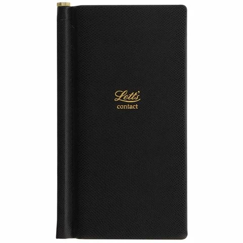 Letts - Legacy Slim Pocket Address Book Black 3 Letts - Legacy Slim Pocket Address Book Black