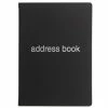 Letts - Dazzle A5 Address Book Black -Filofax Shop 584058 Large