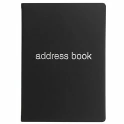Letts - Dazzle A5 Address Book Black