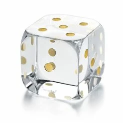 Baccarat - Dice Paperweight