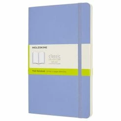 Moleskine - Classic Soft Cover Plain Notebook Lrg Hydrangea