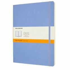 Moleskine - Classic Soft Cover Ruled Notebook X-Lg Hydrangea