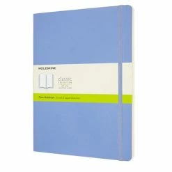 Moleskine - Classic Soft Cover Plain Notebook X-Lg Hydrangea