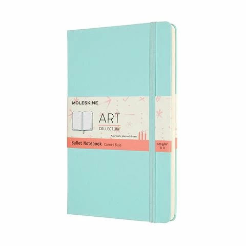 Moleskine - Art Bullet Notebook Large Aquamarine 3 Moleskine - Art Bullet Notebook Large Aquamarine