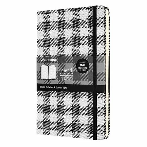 Moleskine - Ltd Ed. Blend Notebook Ruled Check Cover Large 3 Moleskine - Ltd Ed. Blend Notebook Ruled Check Cover Large