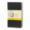 Moleskine - Cahier Squared Notebook Pocket Black Set 3pce