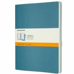 Moleskine - Cahier Ruled Notebook Brisk Blue XL Set 3pce