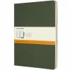 Moleskine - Cahier Ruled Notebook XL Myrtle Green Set 3pce -Filofax Shop 594303 Large