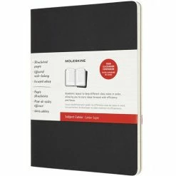 Moleskine - Subject Cahier Journal Black & Kraft XL Set 2pc