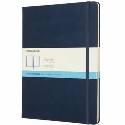 Moleskine - Classic H/Cover Dotted Notebook Sapphire Blue XL