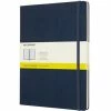 Moleskine - C/Hard Cover Squared Notebook XL Sapphire Blue 1 Moleskine - C/Hard Cover Squared Notebook XL Sapphire Blue -Filofax Shop 594311 Large