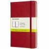 Moleskine - Classic H/Cover Plain Notebook Medium S/Red