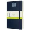 Moleskine - Classic H/C Plain Notebook Large Sapphire Blue