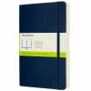 Moleskine - Classic S/Cover Plain Notebook Expanded Lge Blue