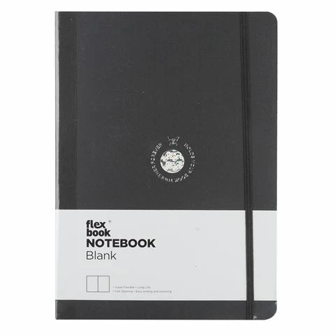Flexbook - Global Blank Notebook Large Black 3 Flexbook - Global Blank Notebook Large Black