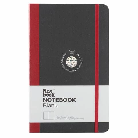 Flexbook - Global Blank Notebook Medium Red 3 Flexbook - Global Blank Notebook Medium Red