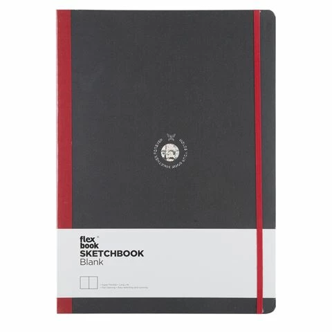 Flexbook - Blank Sketchbook A4 Red 3 Flexbook - Blank Sketchbook A4 Red