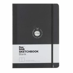 Flexbook - Global Blank Sketchbook Medium Black