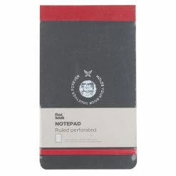 Flexbook - Perforated Ruled Notepad Small Red