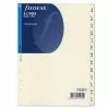 Filofax - A5 Cream A-Z Two Letter Index Tabs Refill -Filofax Shop 893792 Large
