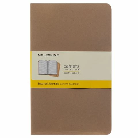 Moleskine - Cahier Squared Notebook Set Large 3pce 3 Moleskine - Cahier Squared Notebook Set Large 3pce